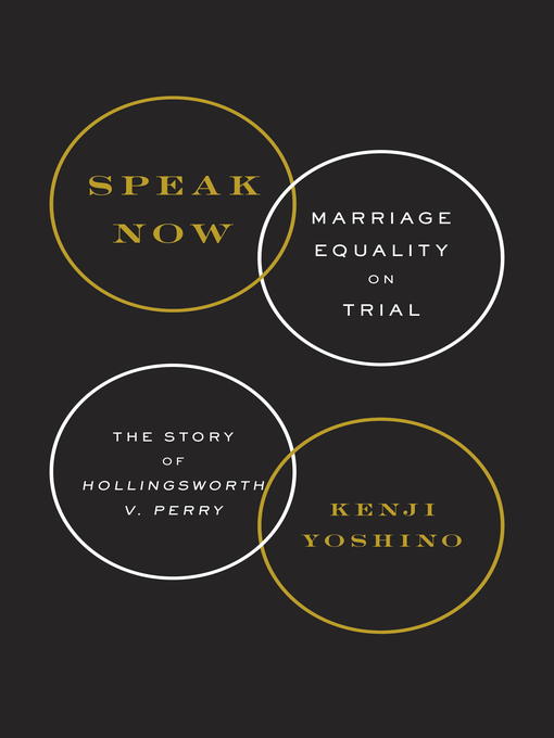 Title details for Speak Now by Kenji Yoshino - Wait list